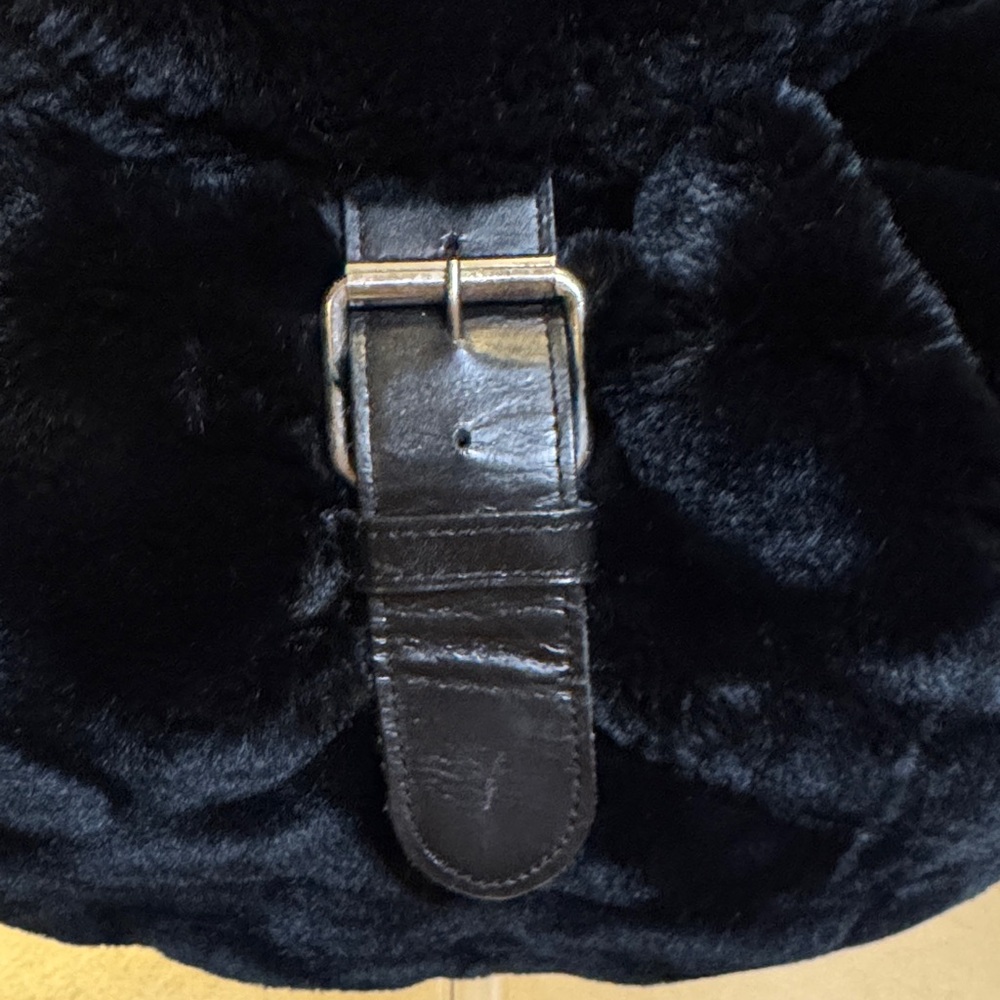 Dolce & Gabbana Authentic Black Fur Backpack - Picture 3 of 6